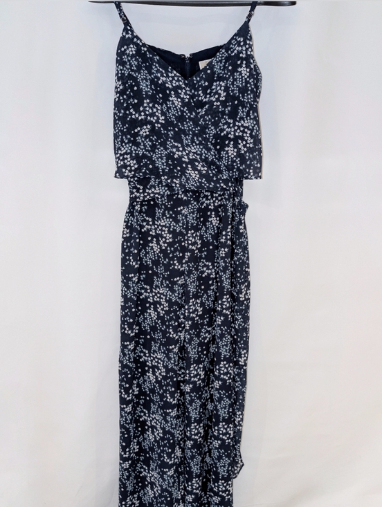 MICHAEL Michael Kors Pants - MICHAEL Michael Kors Navy and White Floral Jumpsuit